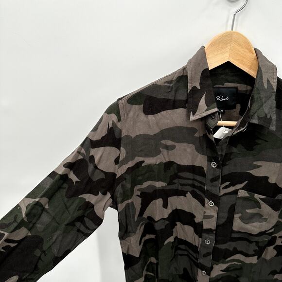RAILS NWT Evereve Jordin Camo Button Down Shirt // XS - Picture 7 of 12